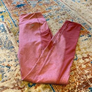 Gymshark Leggings with Cell Phone Pockets and Sheer Cutouts